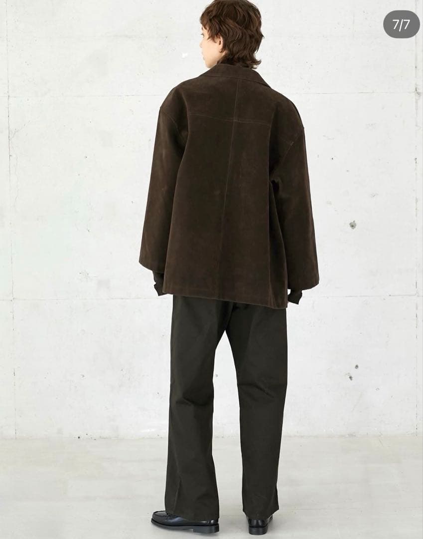 eco suede coverall ブラウン la peau de gem.