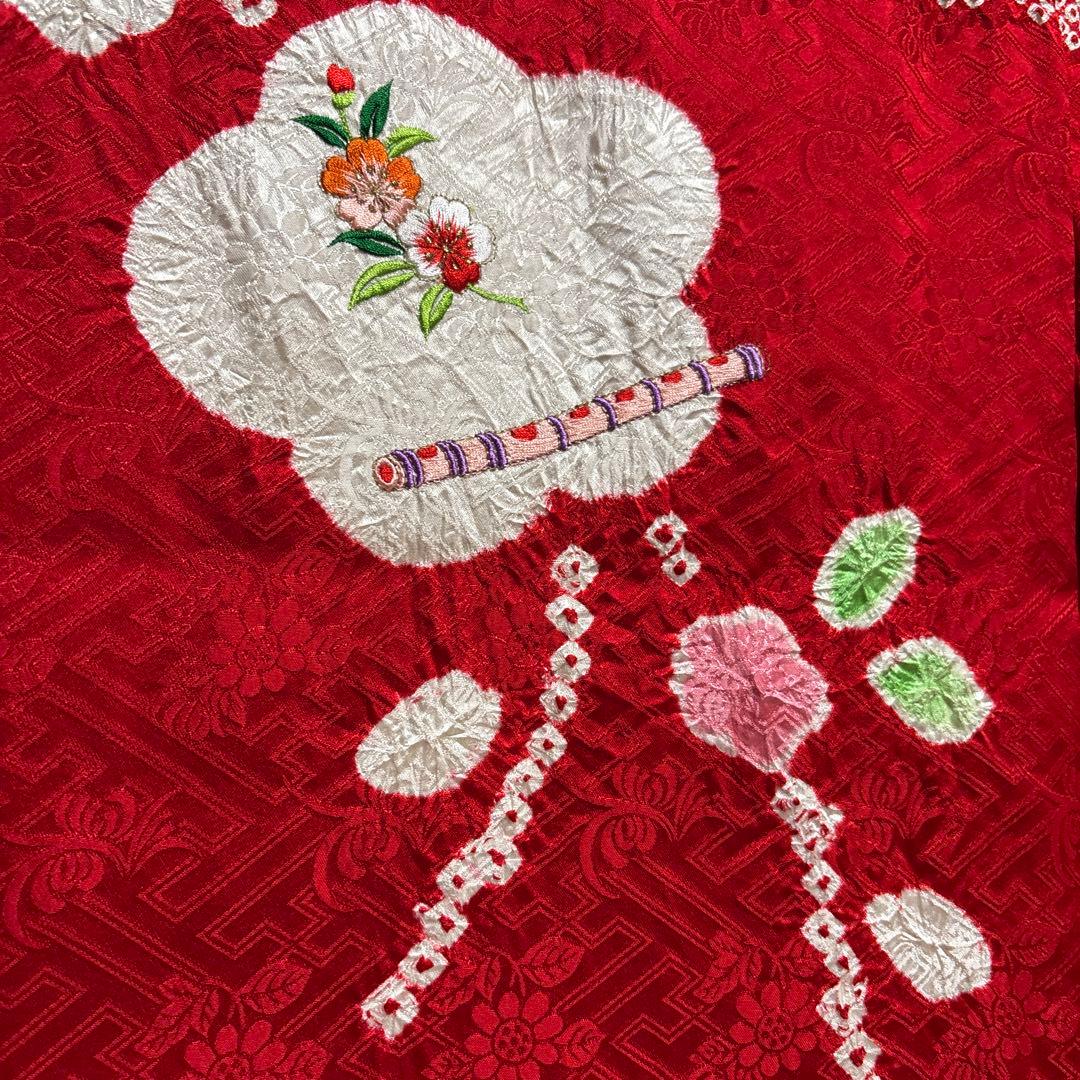 七五三　着物セット　着物　被布　３歳　絞り　友禅　フルセット