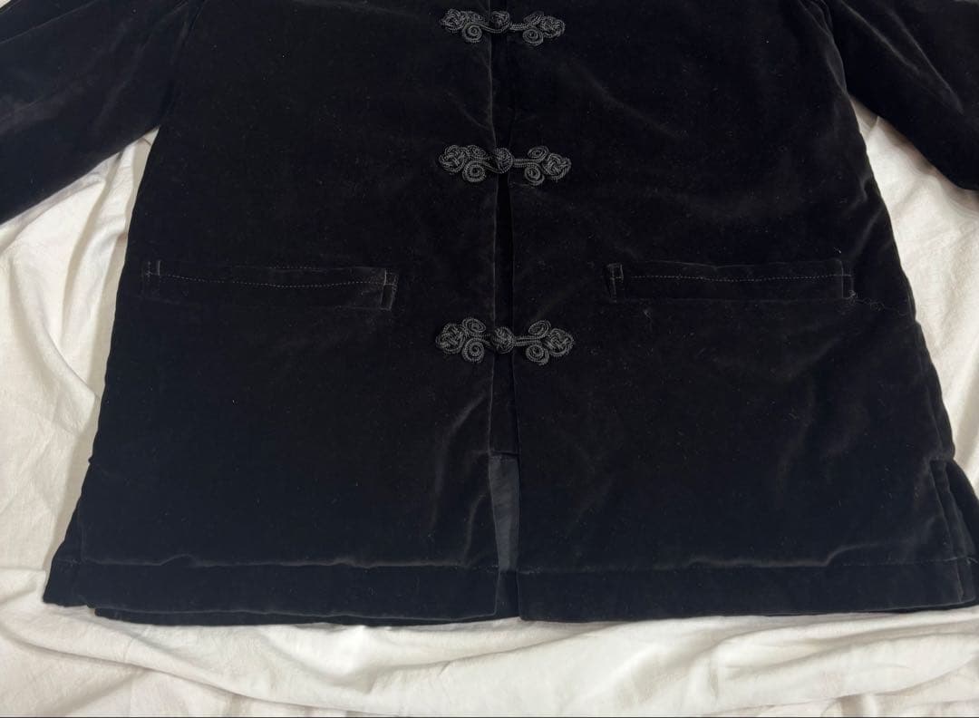 UNITED ARROWS & SONS ベロア チャイナ ジャケット 中綿