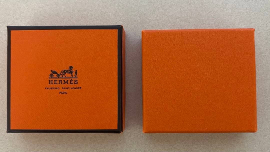 HERMES 赤 レザー ミニフォトフレーム