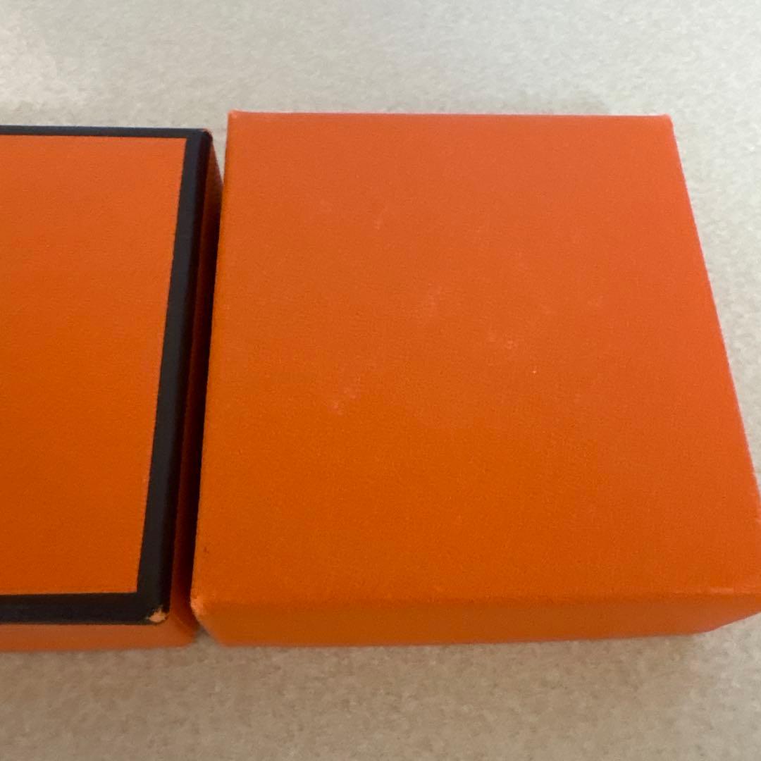 HERMES 赤 レザー ミニフォトフレーム