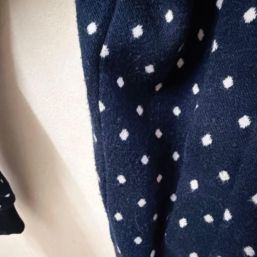 crankドットトラックジャケット　ネイビー