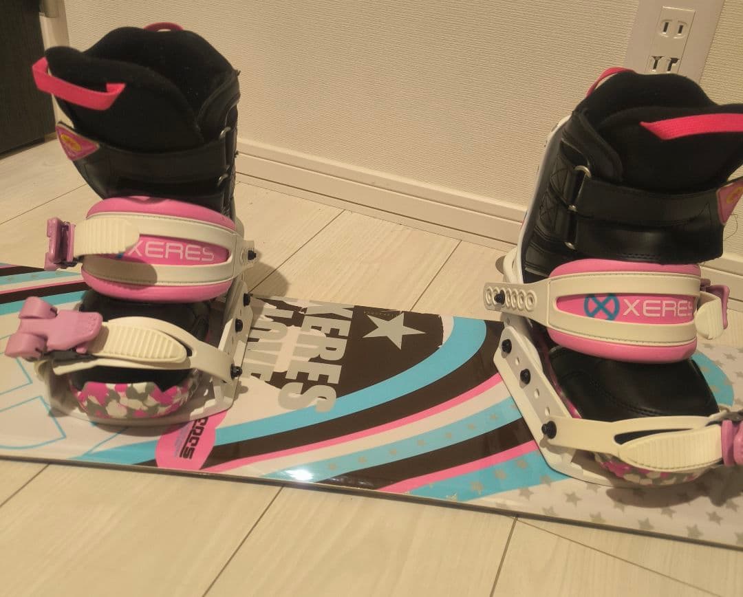 XERES 　板　3点セット　板118cm　靴21cm　キッズ　送料無料