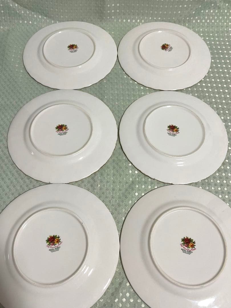 ロイヤル・アルバート オールドカントリーローズ プレート 皿 約16㎝ セット