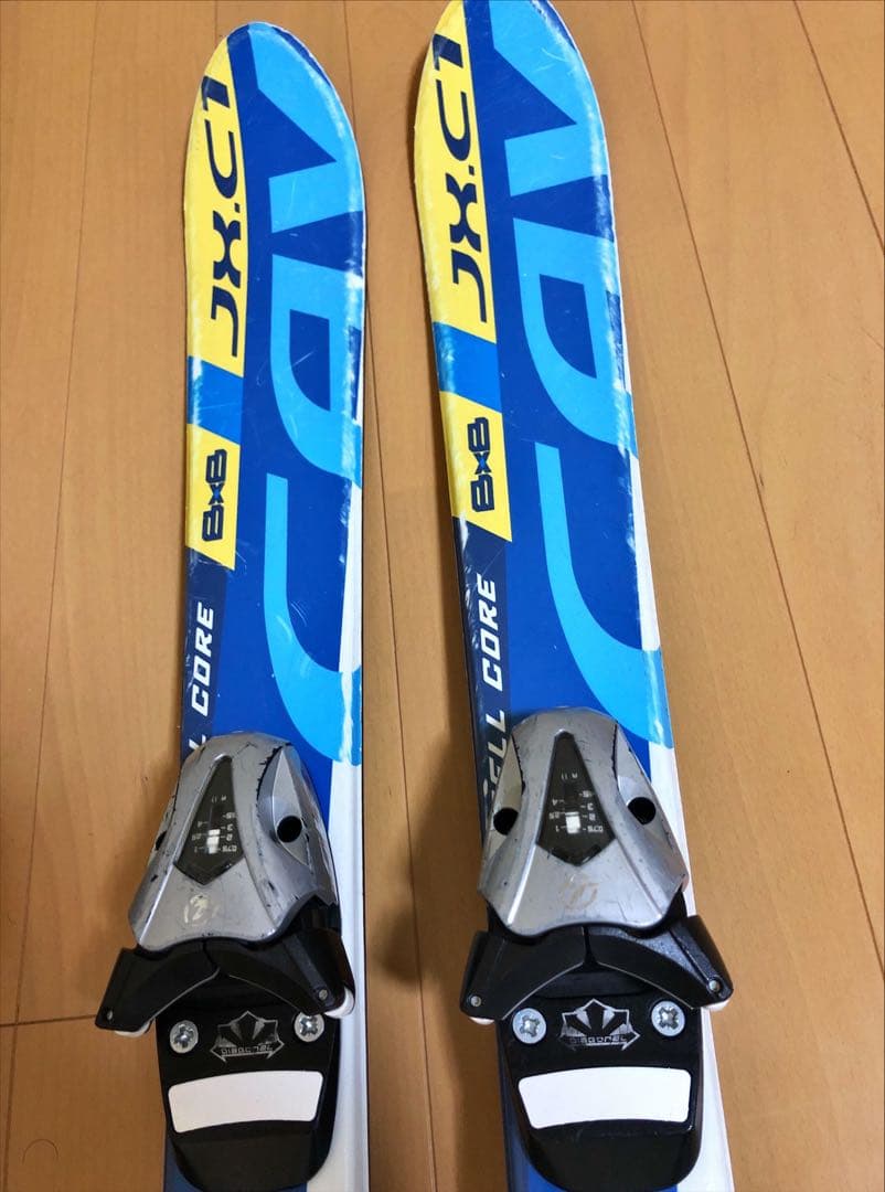 スキー板　ストック付き　2セット①