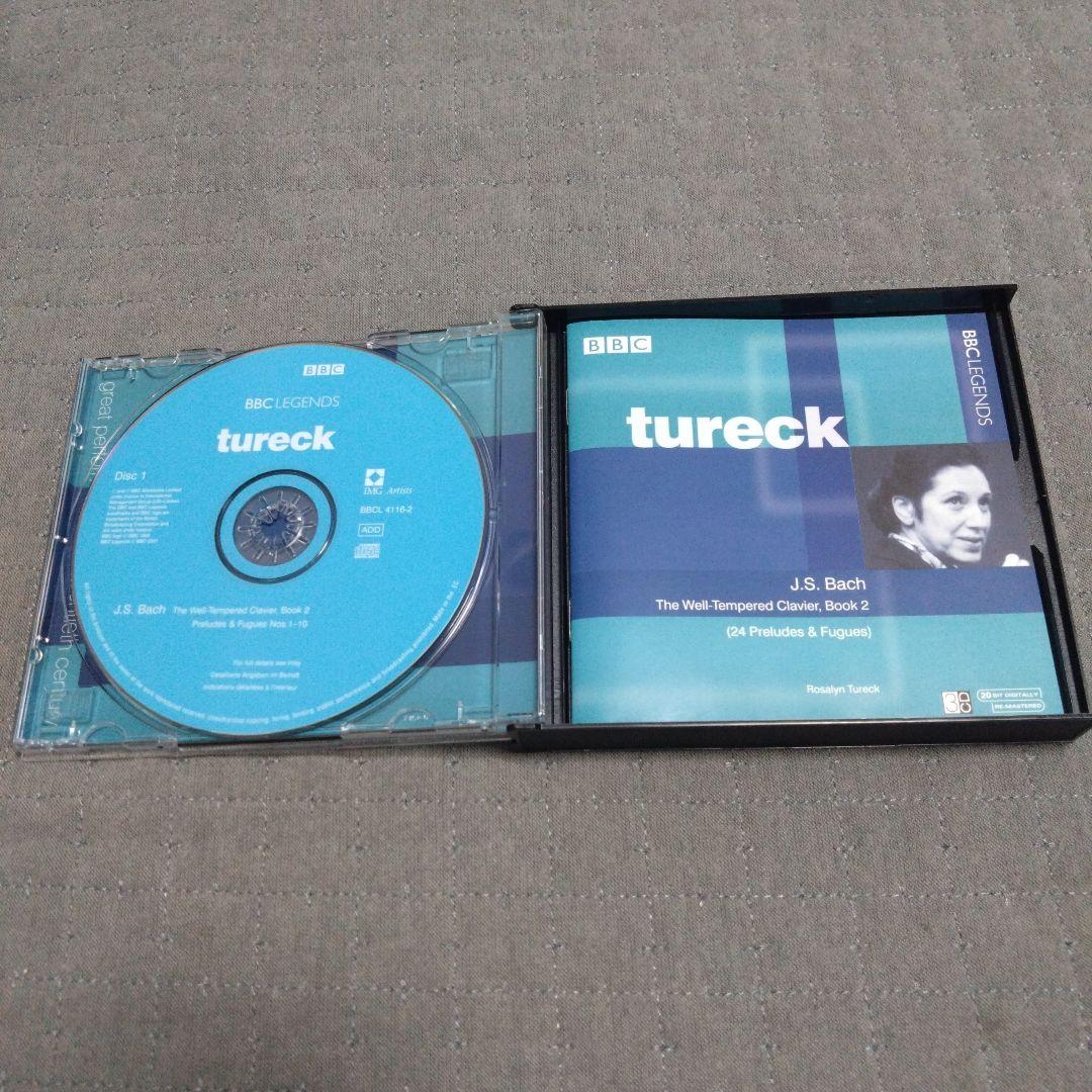 ロザリン・テューレック J.S.バッハ: 平均律クラヴィア曲集第2巻(全曲)