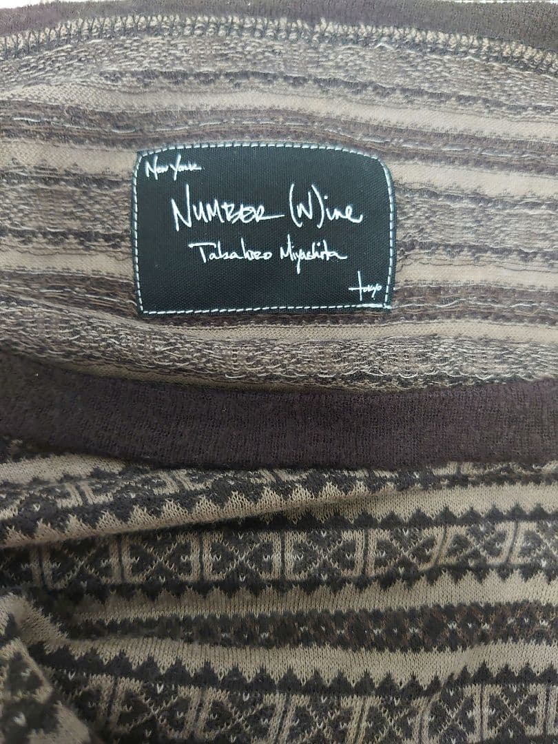 Number (N)ine ナンバーナイン　長袖　カットソー