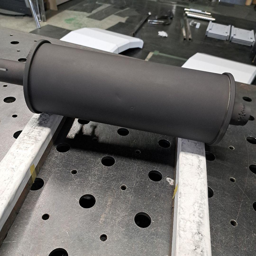 2トンTYマフラー(耐熱スプレーとフレキパイプ付き)