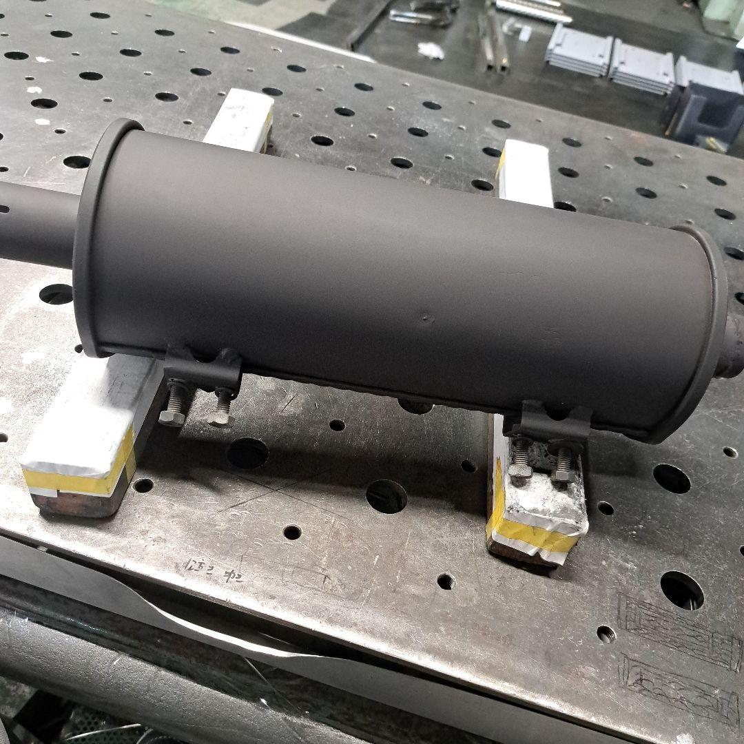 2トンTYマフラー(耐熱スプレーとフレキパイプ付き)