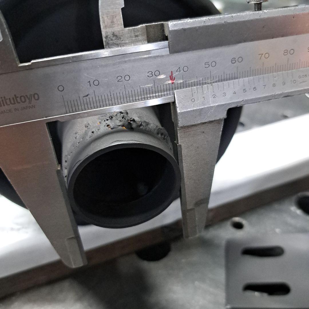 2トンTYマフラー(耐熱スプレーとフレキパイプ付き)