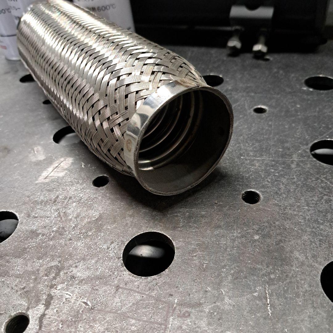 2トンTYマフラー(耐熱スプレーとフレキパイプ付き)