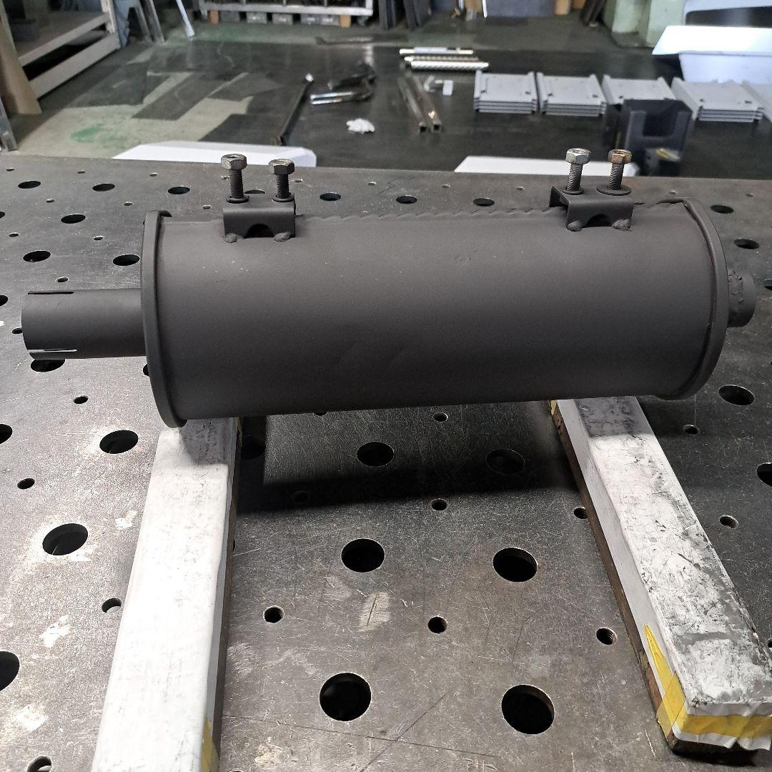 2トンTYマフラー(耐熱スプレーとフレキパイプ付き)