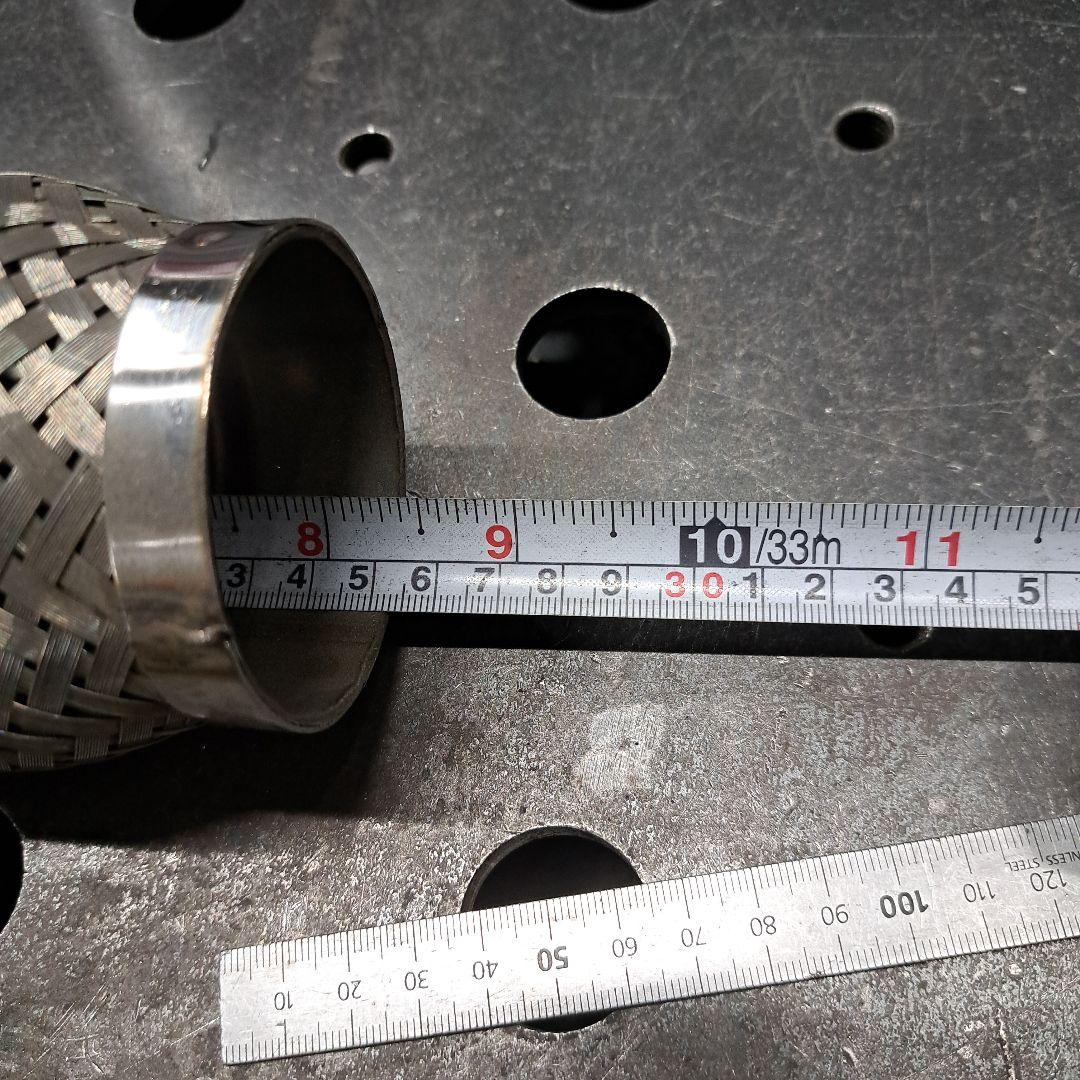 2トンTYマフラー(耐熱スプレーとフレキパイプ付き)