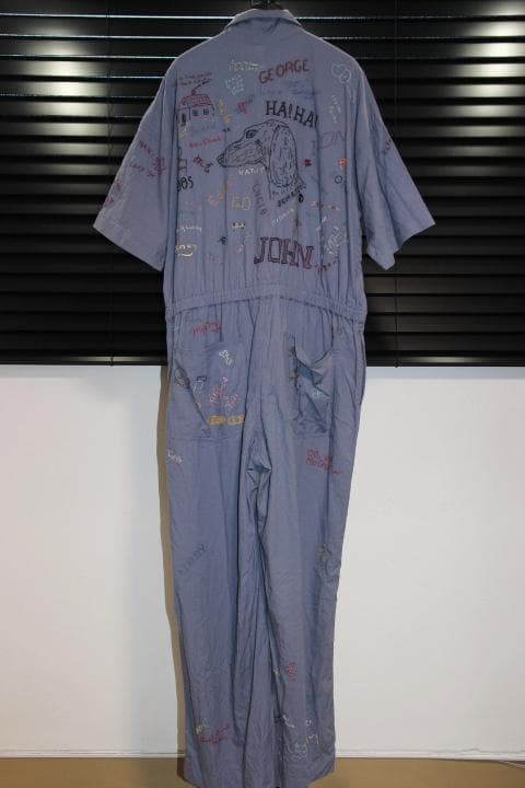 B&Y アローズ 別注 PAYDAY エンブロイダリー 半袖オールインワン 刺繍