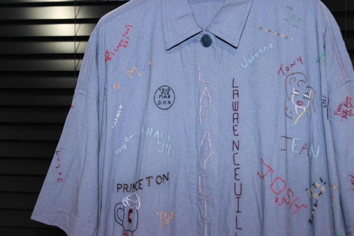 B&Y アローズ 別注 PAYDAY エンブロイダリー 半袖オールインワン 刺繍