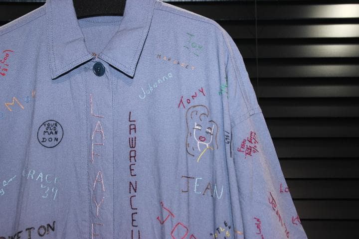 B&Y アローズ 別注 PAYDAY エンブロイダリー 半袖オールインワン 刺繍