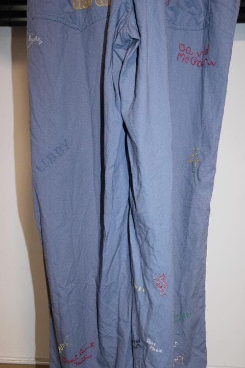 B&Y アローズ 別注 PAYDAY エンブロイダリー 半袖オールインワン 刺繍