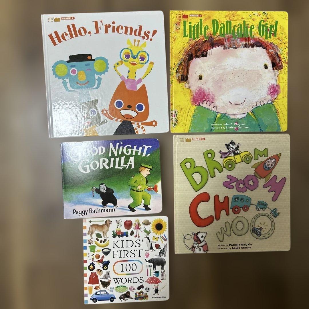 ワールドワイドキッズ　タッチペン、CD、絵本