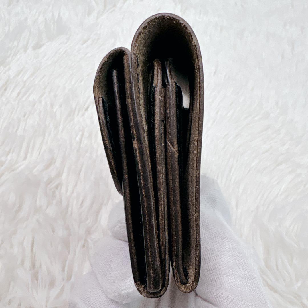 MR.OLIVE　二つ折り財布 ポケット付き クロムエクセル　牛革　ミニ