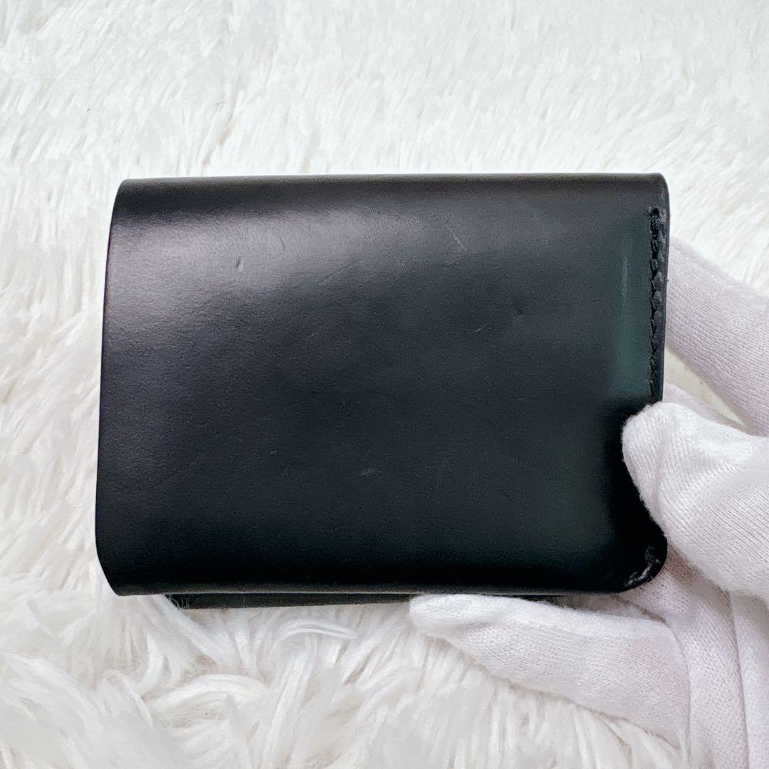 MR.OLIVE　二つ折り財布 ポケット付き クロムエクセル　牛革　ミニ