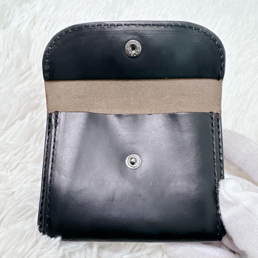 MR.OLIVE　二つ折り財布 ポケット付き クロムエクセル　牛革　ミニ