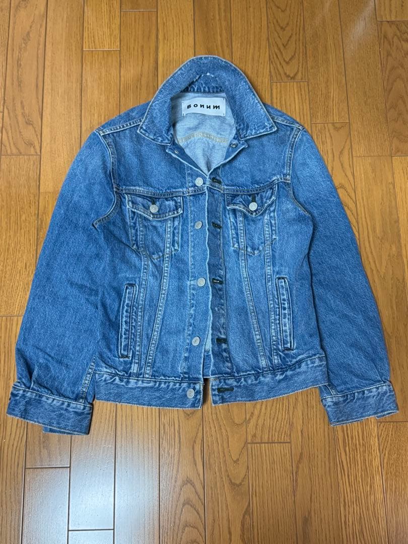 Bonum ボナム ダメージ デニムジャケット Gジャン
