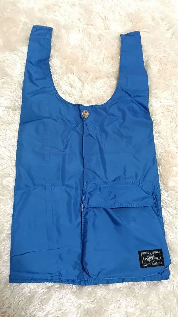 【完売品】PORTER ポーターGROCERY BAG ブルー（CVS）