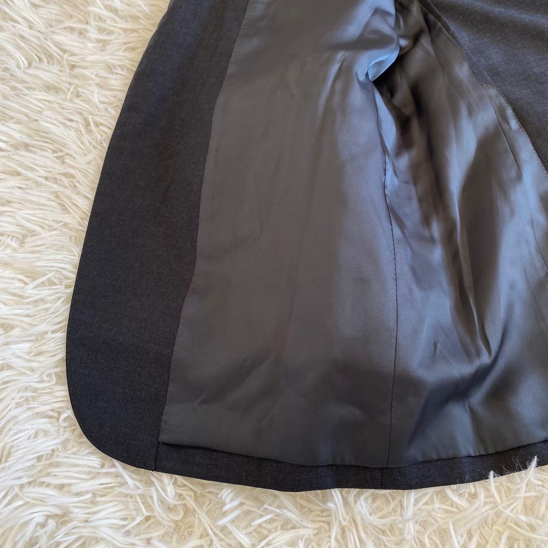 極美品✨グリーンレーベル×レダ　トロ無地 スーツセットアップ 2B RV　48