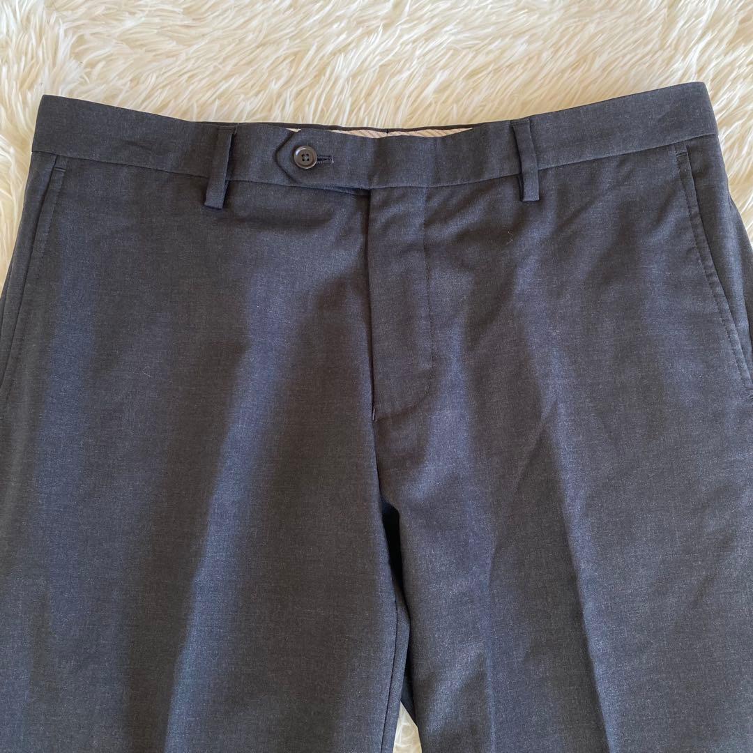 極美品✨グリーンレーベル×レダ　トロ無地 スーツセットアップ 2B RV　48