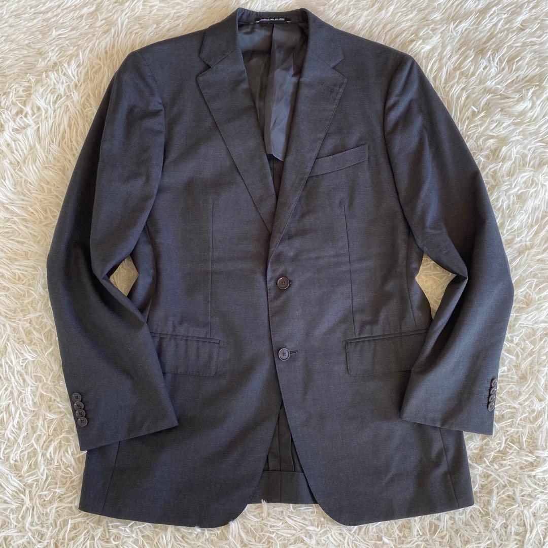 極美品✨グリーンレーベル×レダ　トロ無地 スーツセットアップ 2B RV　48