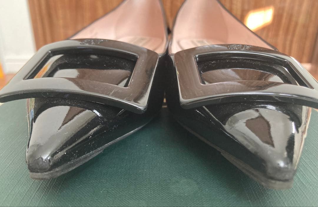 ★ROGER VIVIER/ロジェヴィヴィエ★ゴメッティーヌフラットシューズ37