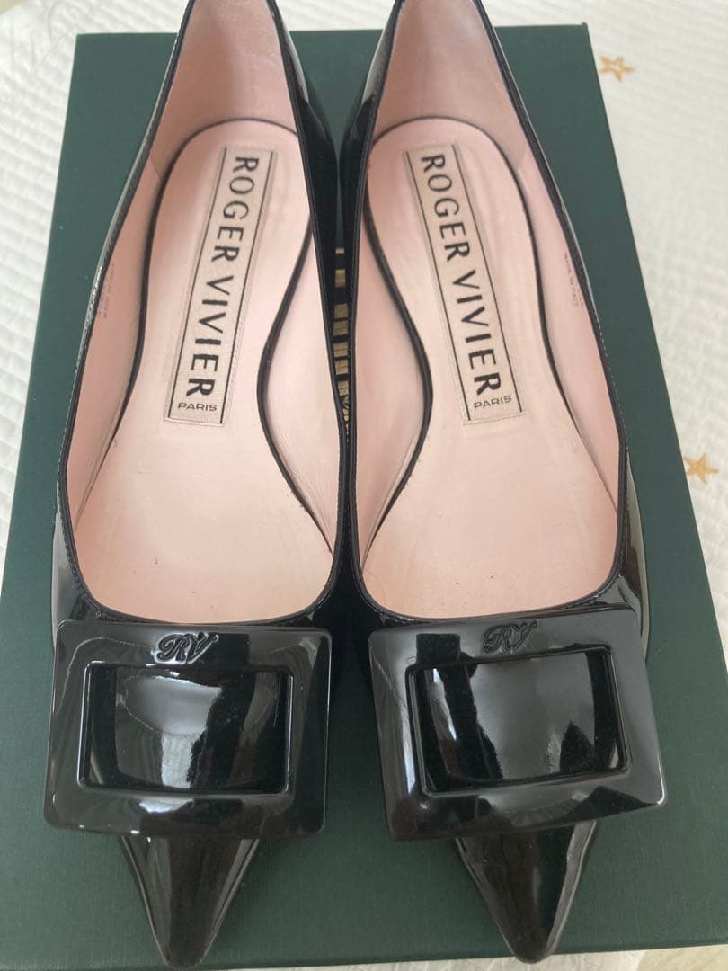 ★ROGER VIVIER/ロジェヴィヴィエ★ゴメッティーヌフラットシューズ37