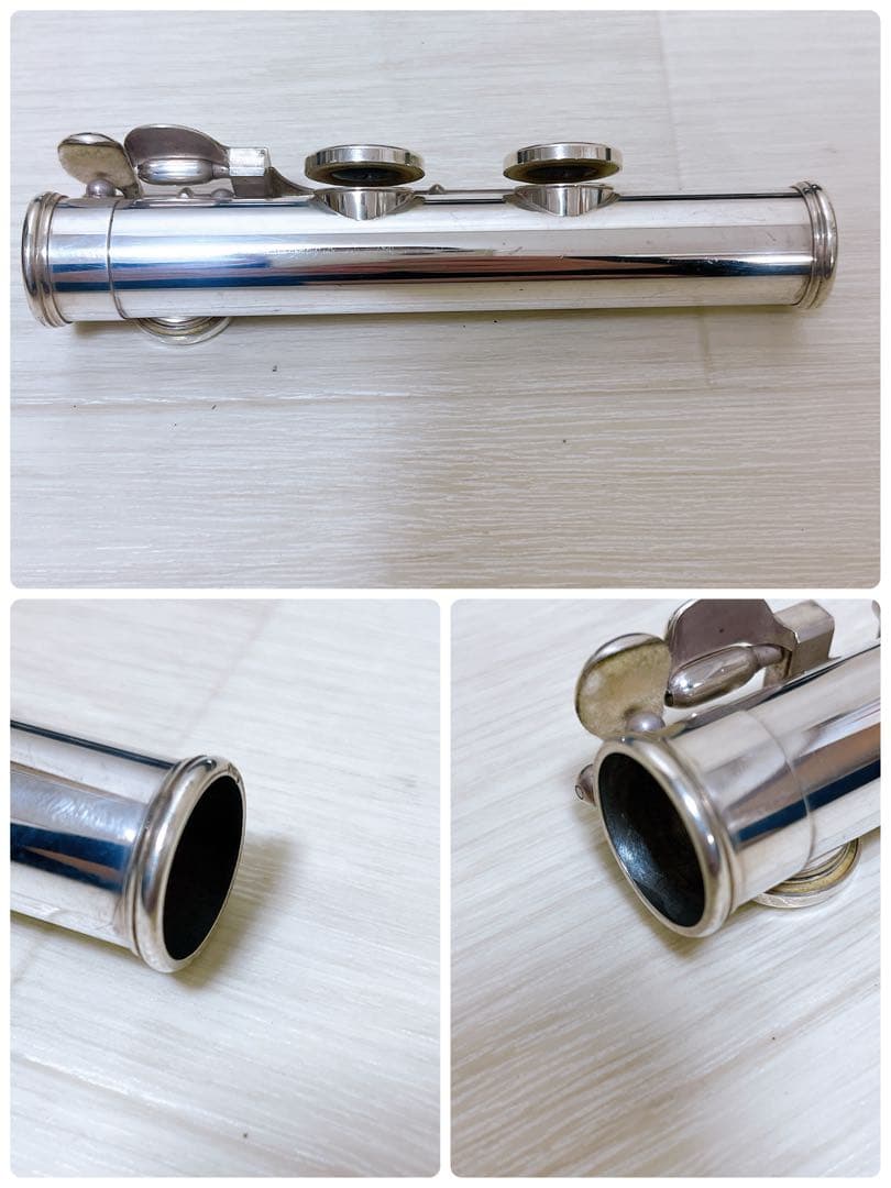 銀製モデル　三響　吹奏楽　管楽器　フルート　925刻印あり