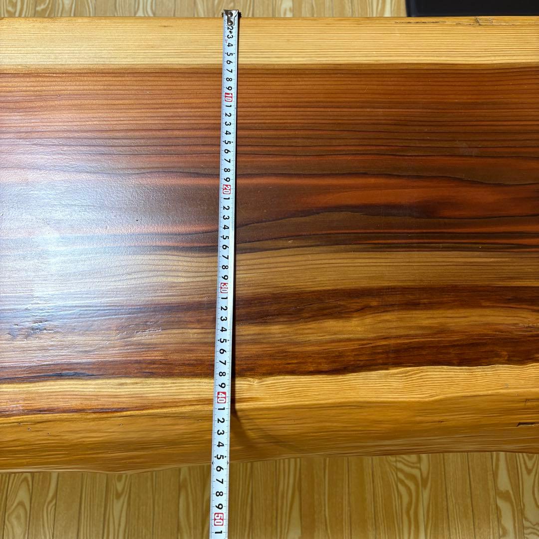 一枚板　テーブル　無垢材　杉