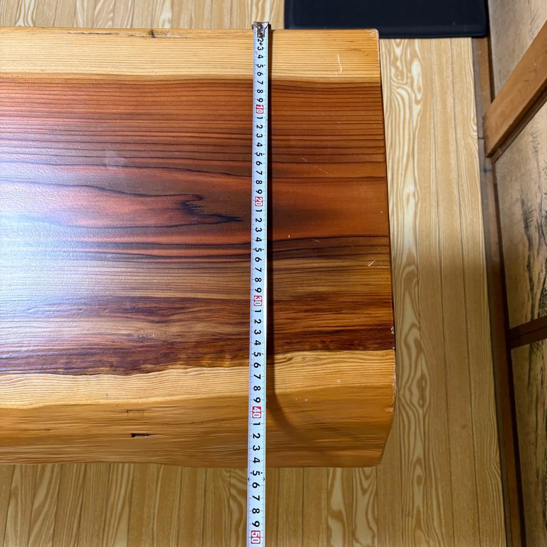 一枚板　テーブル　無垢材　杉