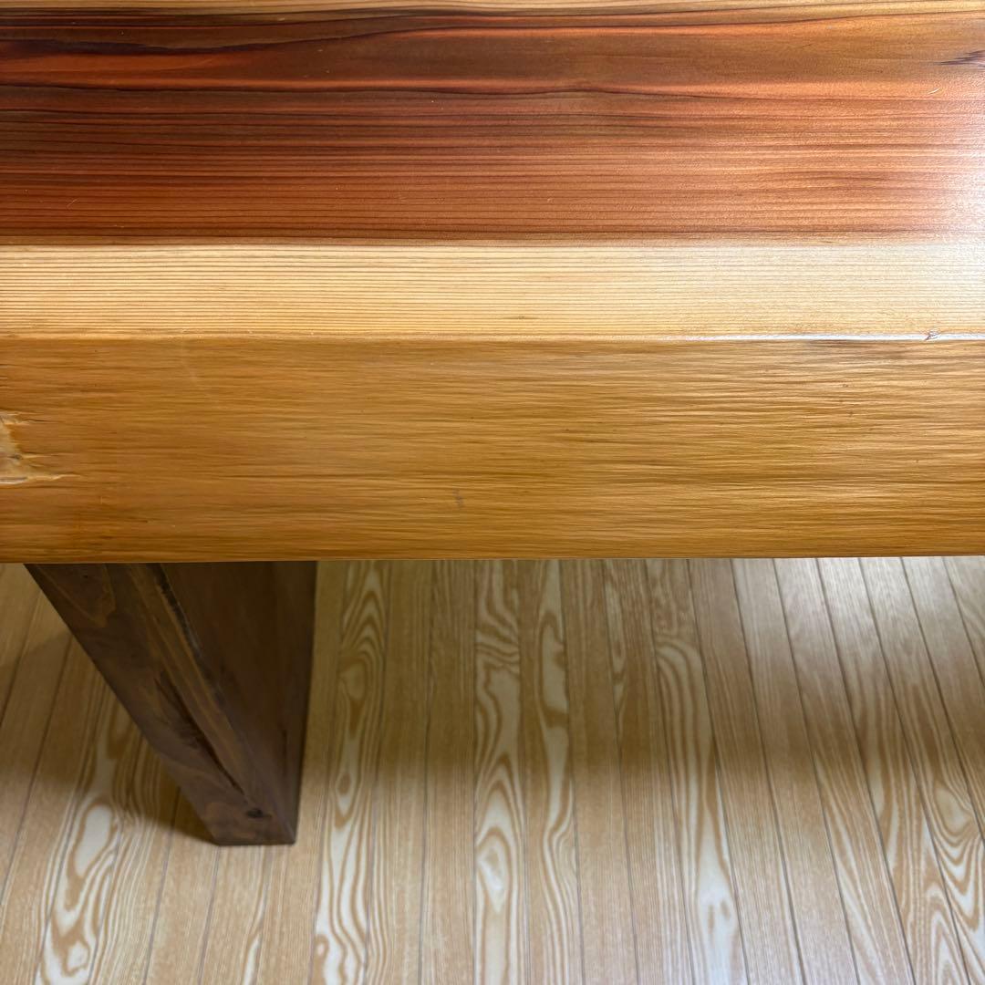 一枚板　テーブル　無垢材　杉