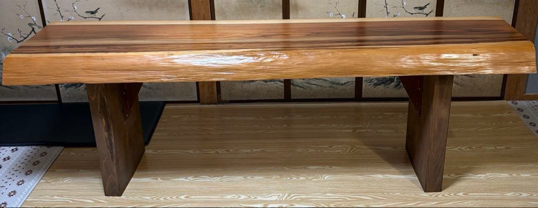 一枚板　テーブル　無垢材　杉