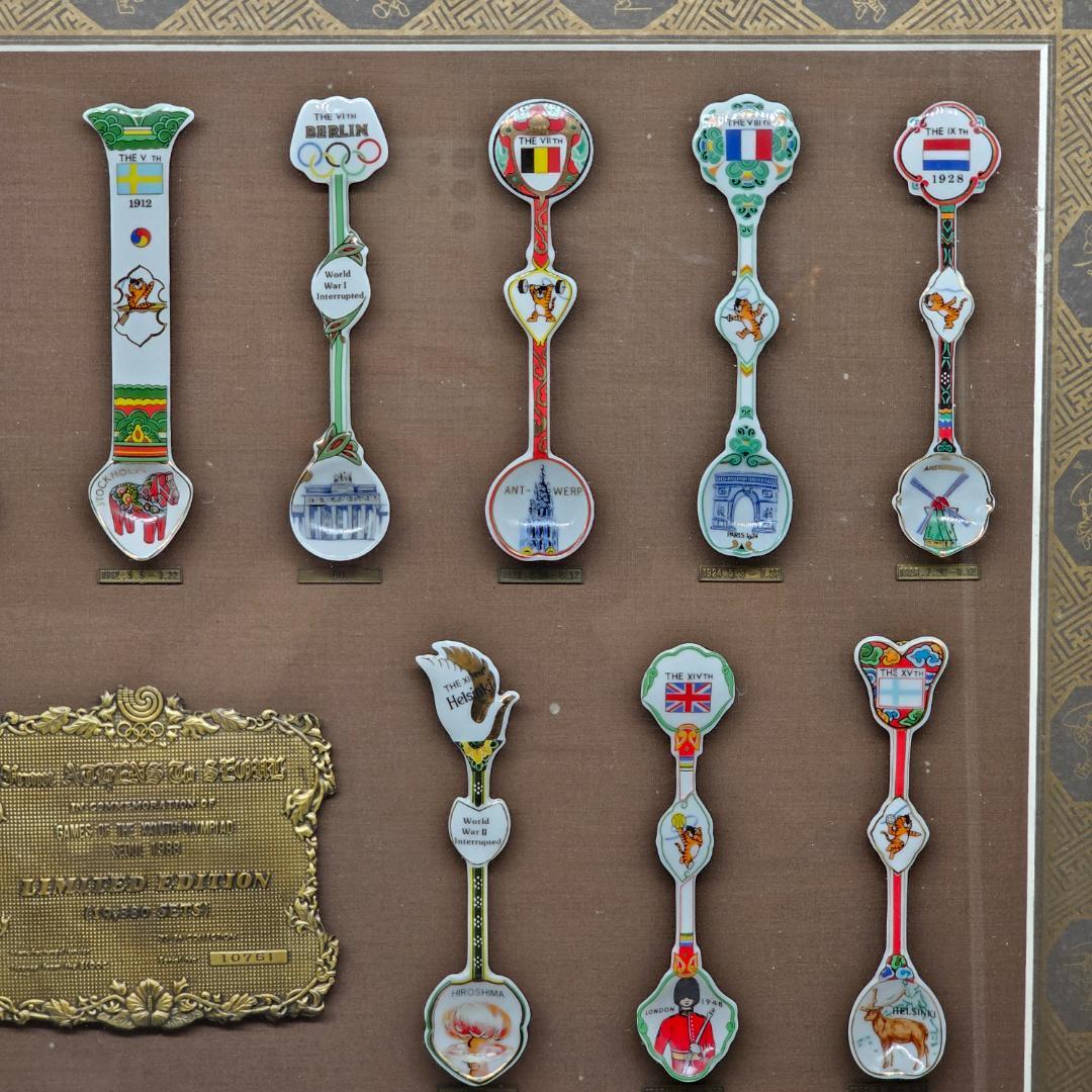 【希少】1988年ソウルオリンピック大会記念ティースプーン24本セット