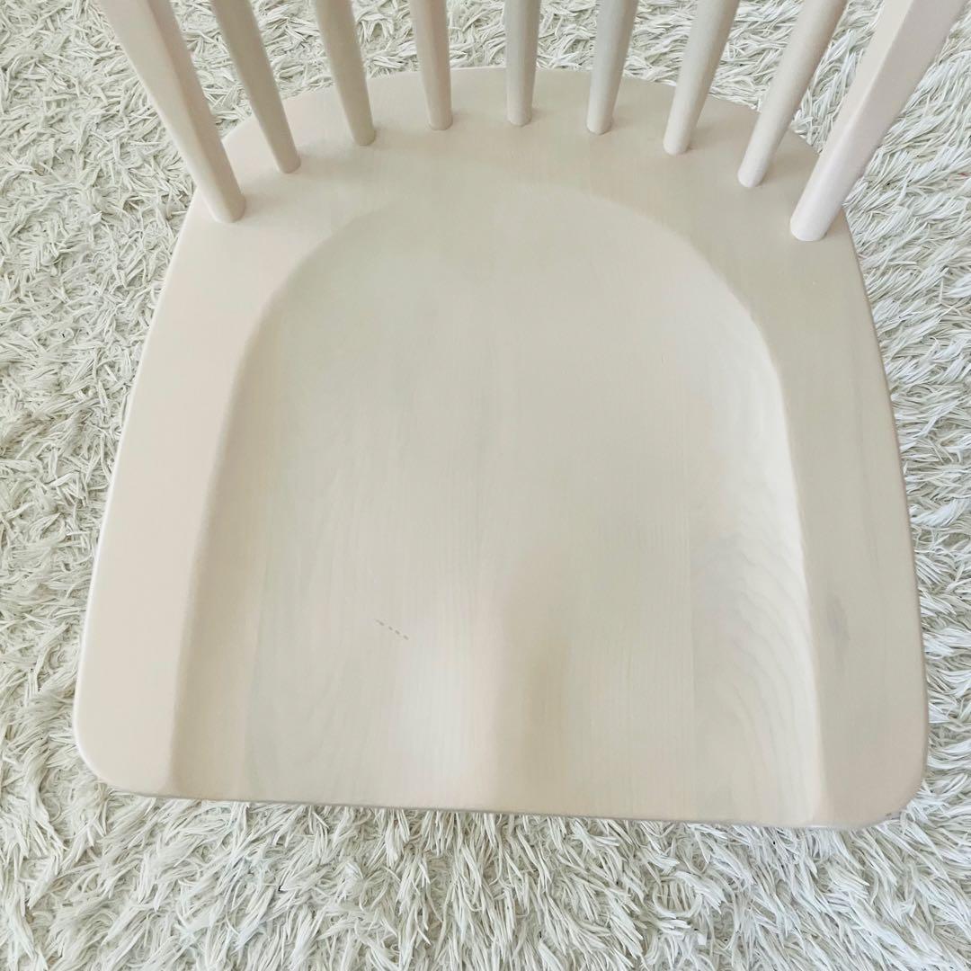 Francfranc　ダイニングチェア　ホワイトウッド　アルパチェア