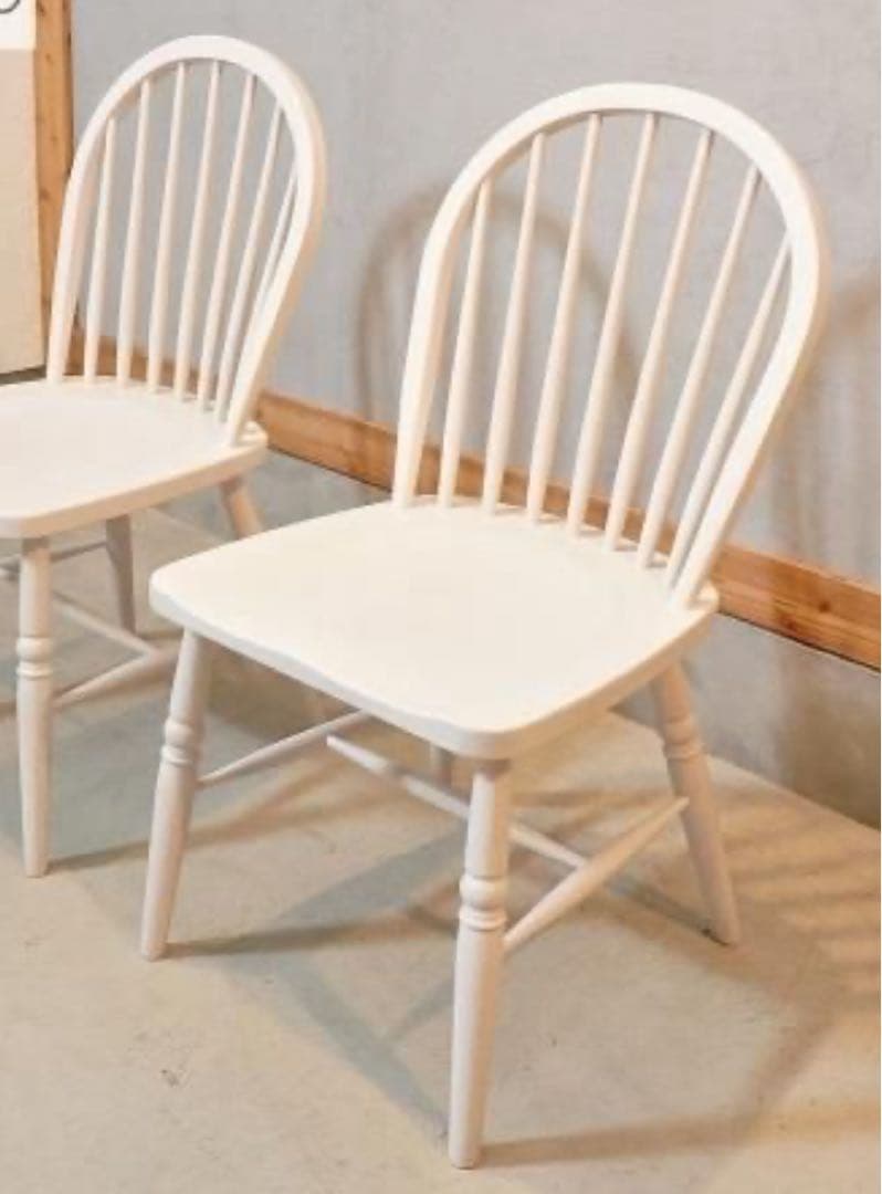 Francfranc　ダイニングチェア　ホワイトウッド　アルパチェア