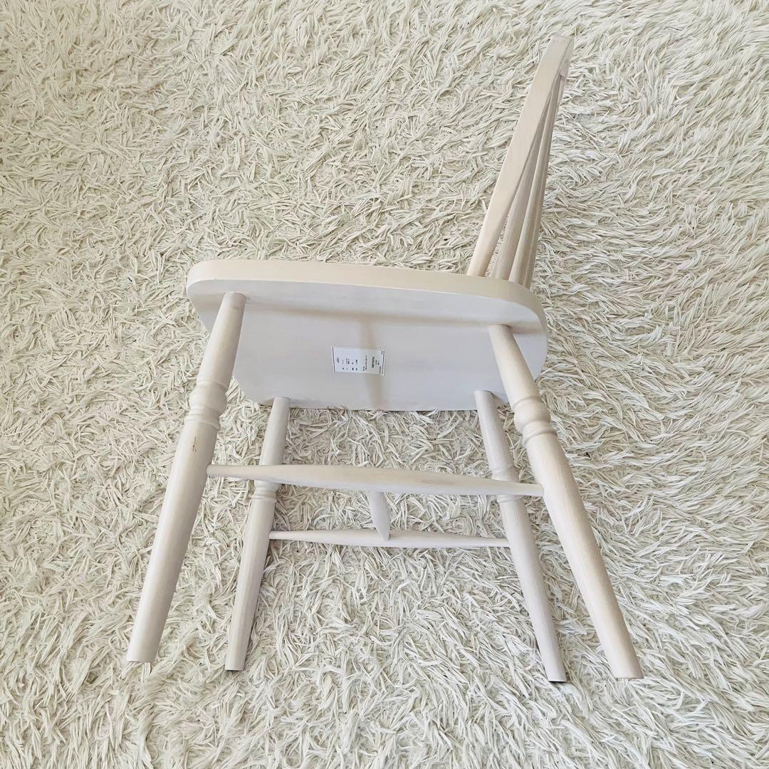 Francfranc　ダイニングチェア　ホワイトウッド　アルパチェア