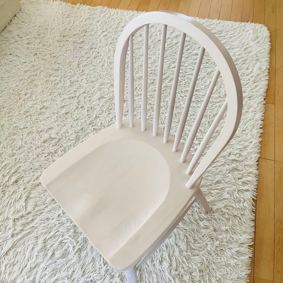 Francfranc　ダイニングチェア　ホワイトウッド　アルパチェア