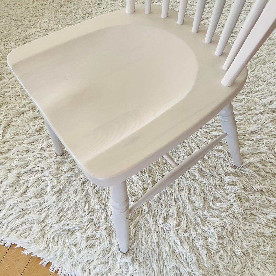 Francfranc　ダイニングチェア　ホワイトウッド　アルパチェア