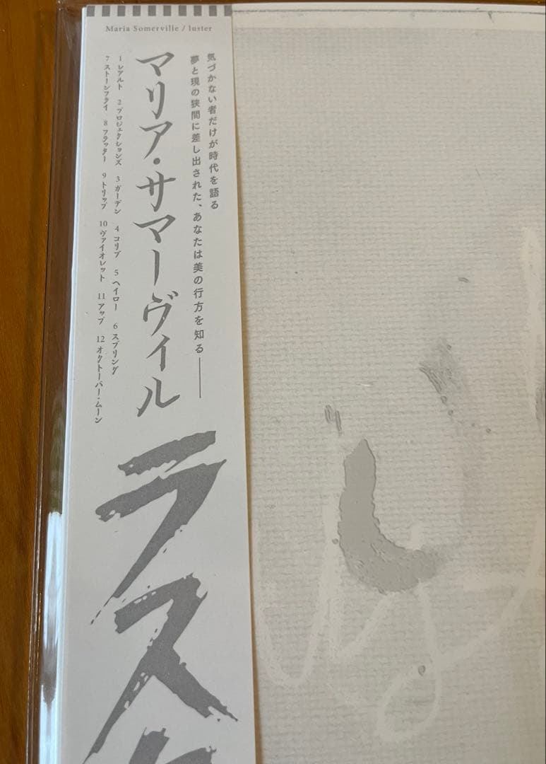 マリア サマーヴィル ラスター レコード MARIA SOMERVILLE