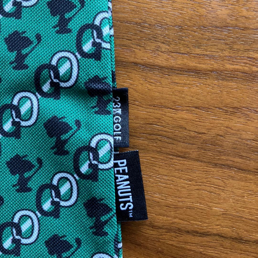 SNOOPY 緑色ポロシャツ・ショートパンツセット