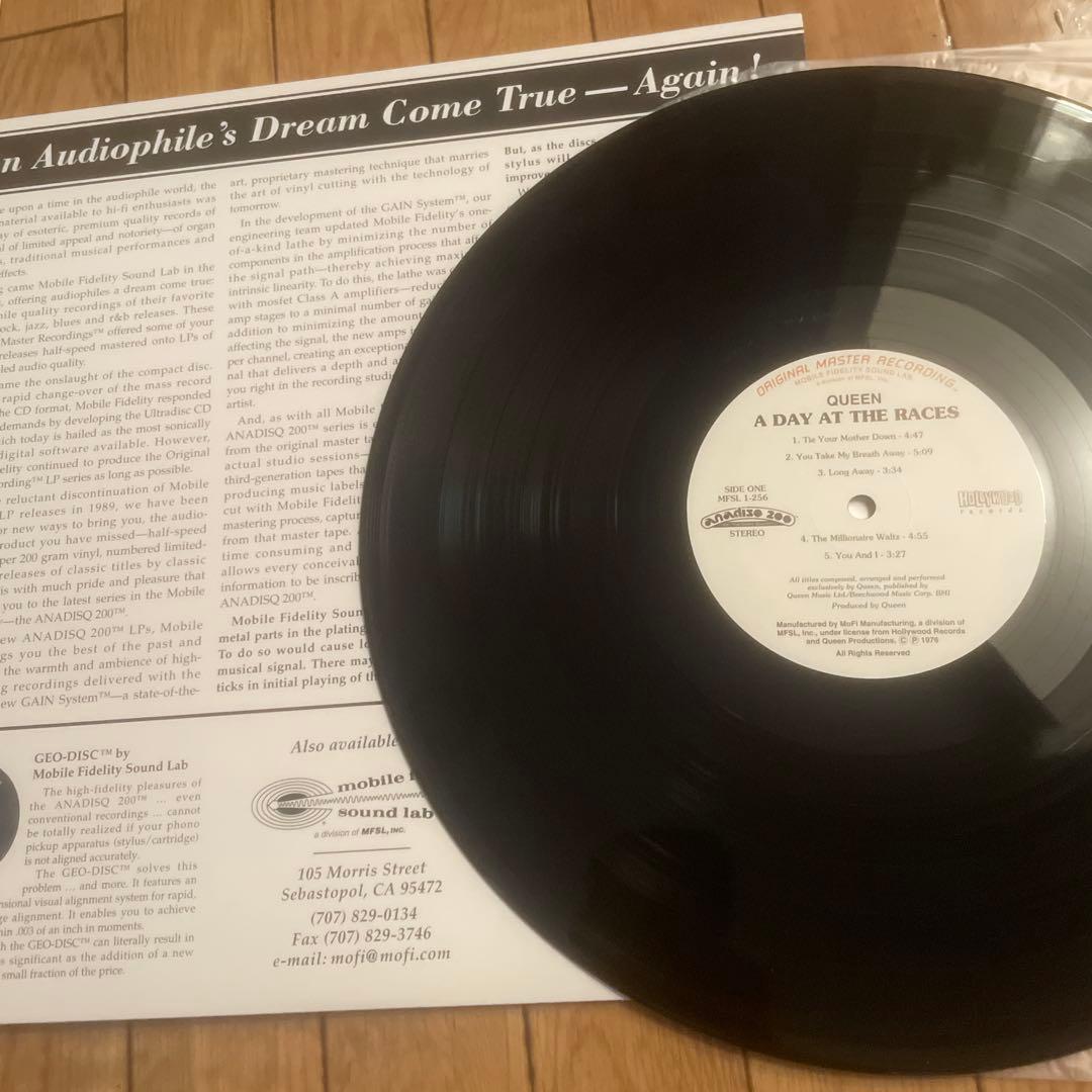 Queen A Day At The Races レコード　MSFL 1-256