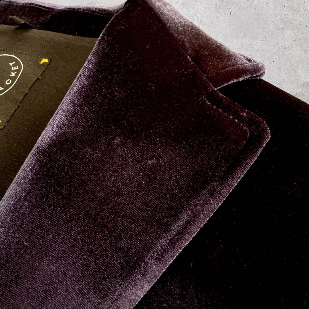 【美品】T-jacket ティージャケット ベルベット ネイビー ジャケット
