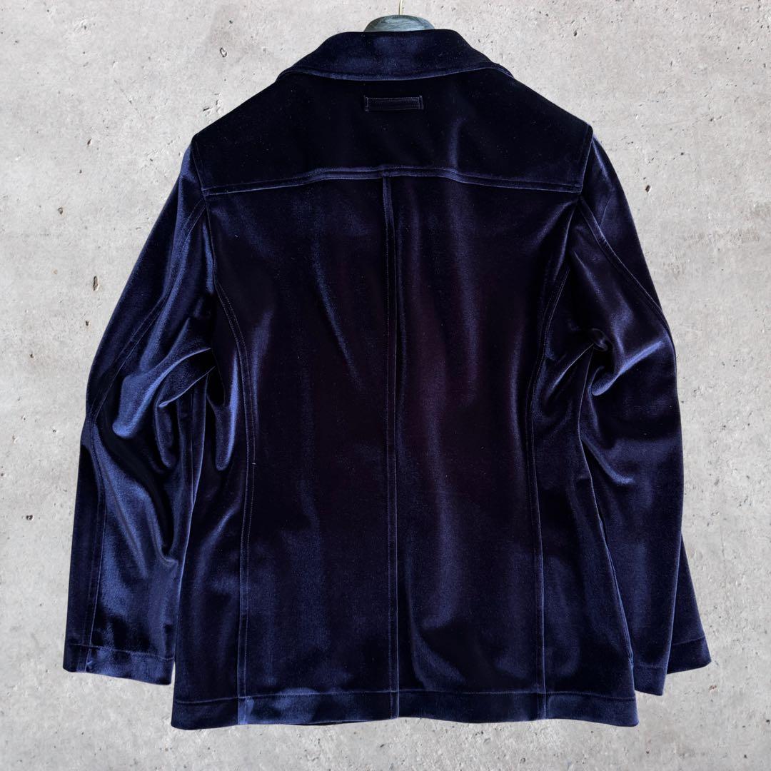 【美品】T-jacket ティージャケット ベルベット ネイビー ジャケット