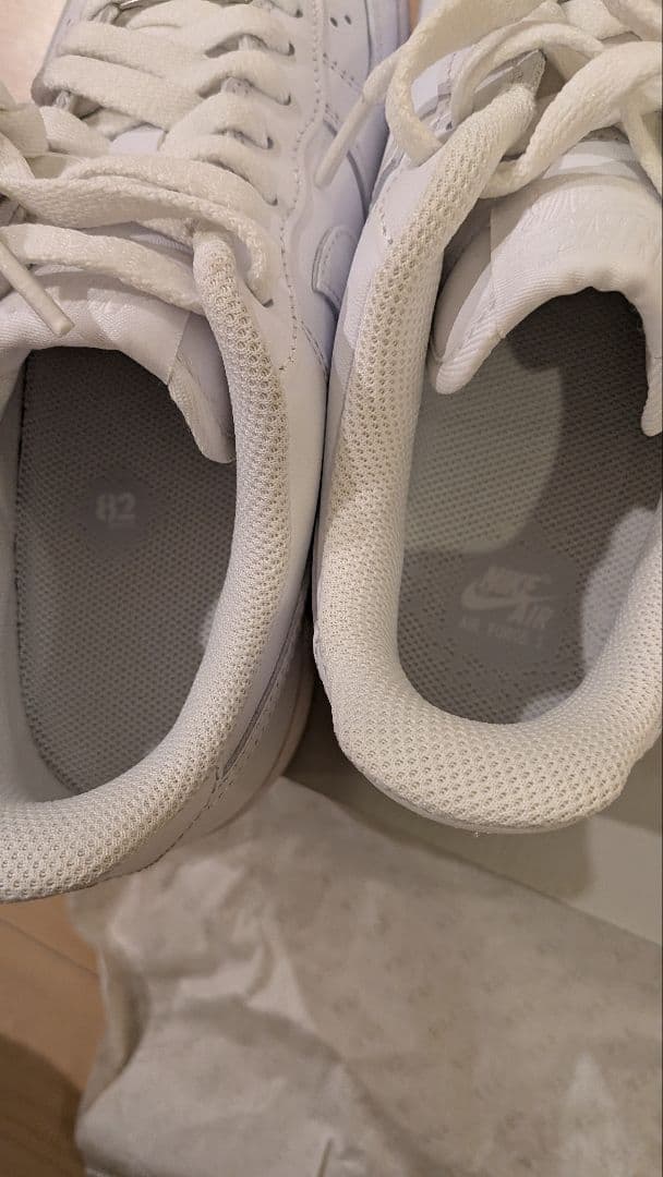 新品　タグ付き　NIKE Airforce 1 24.5cm 白