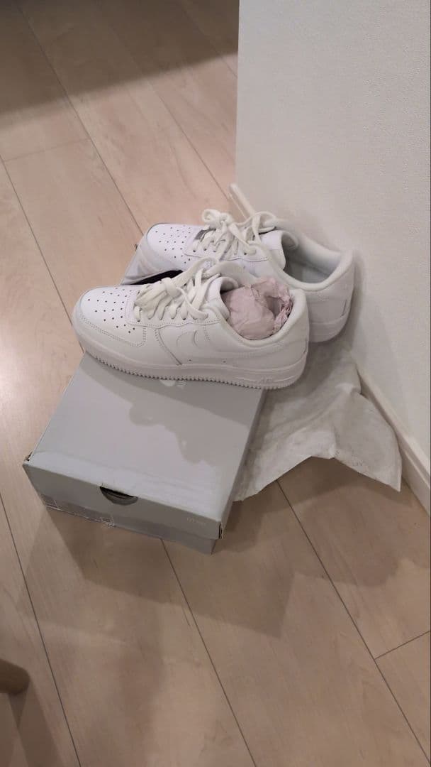 新品　タグ付き　NIKE Airforce 1 24.5cm 白